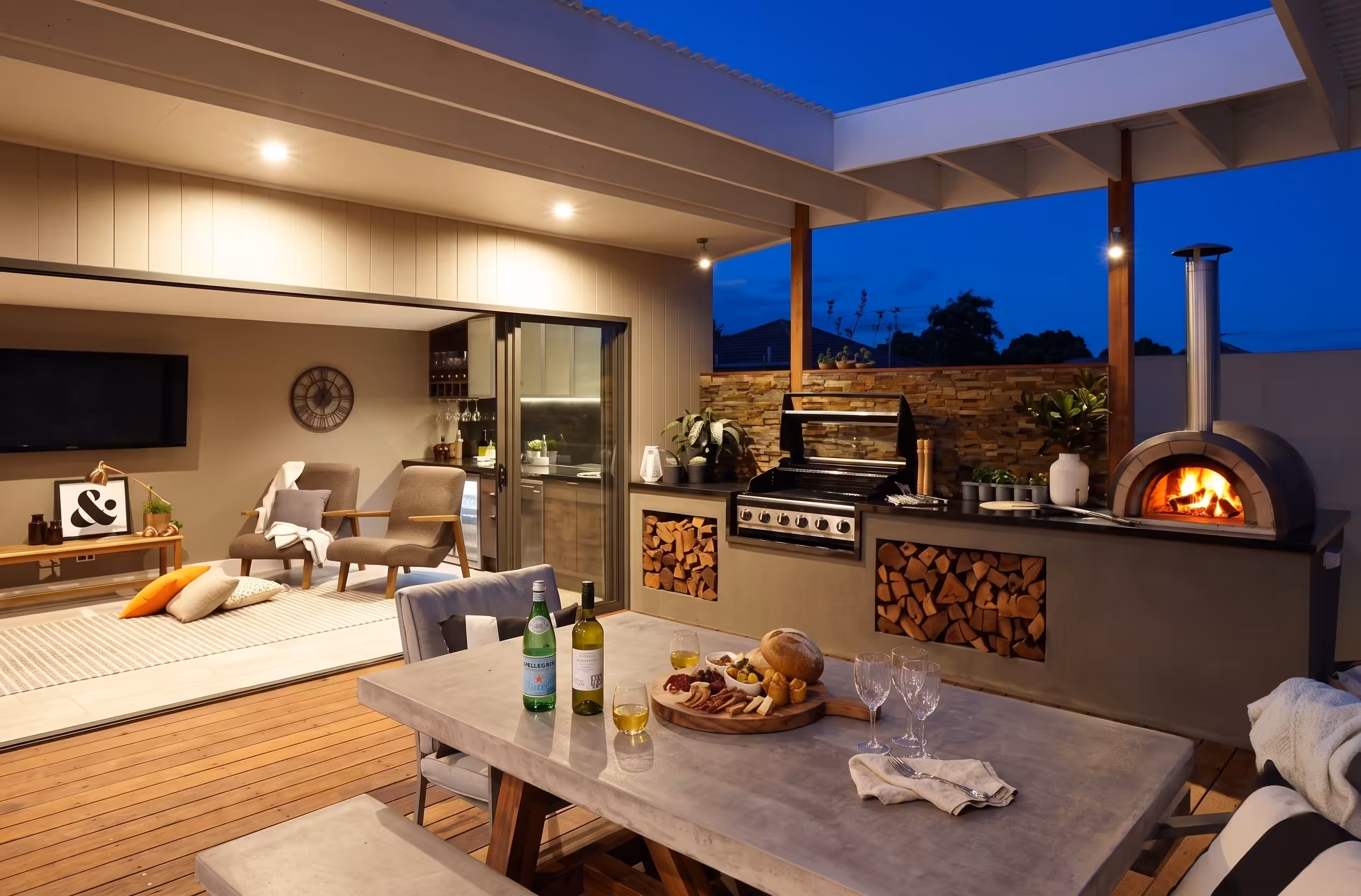 Servicio de Cocina en Terraza